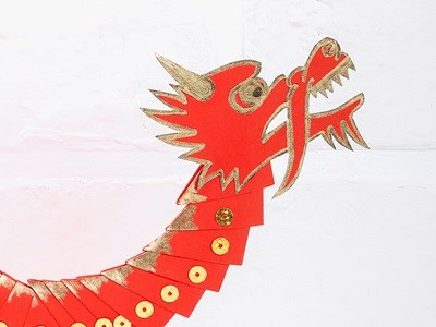 DIY Lunar New Year dragon