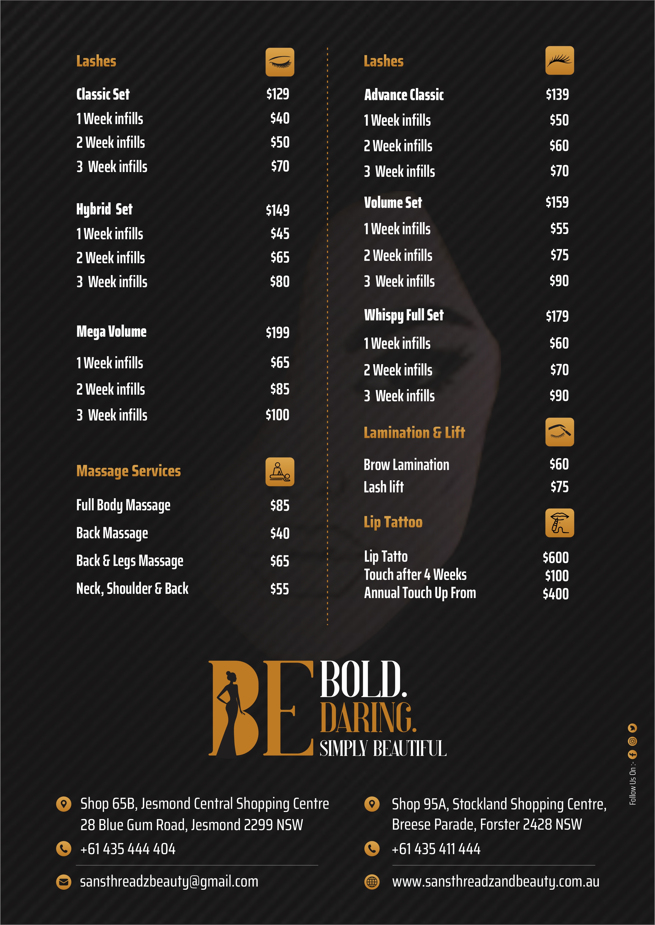 Price list 2