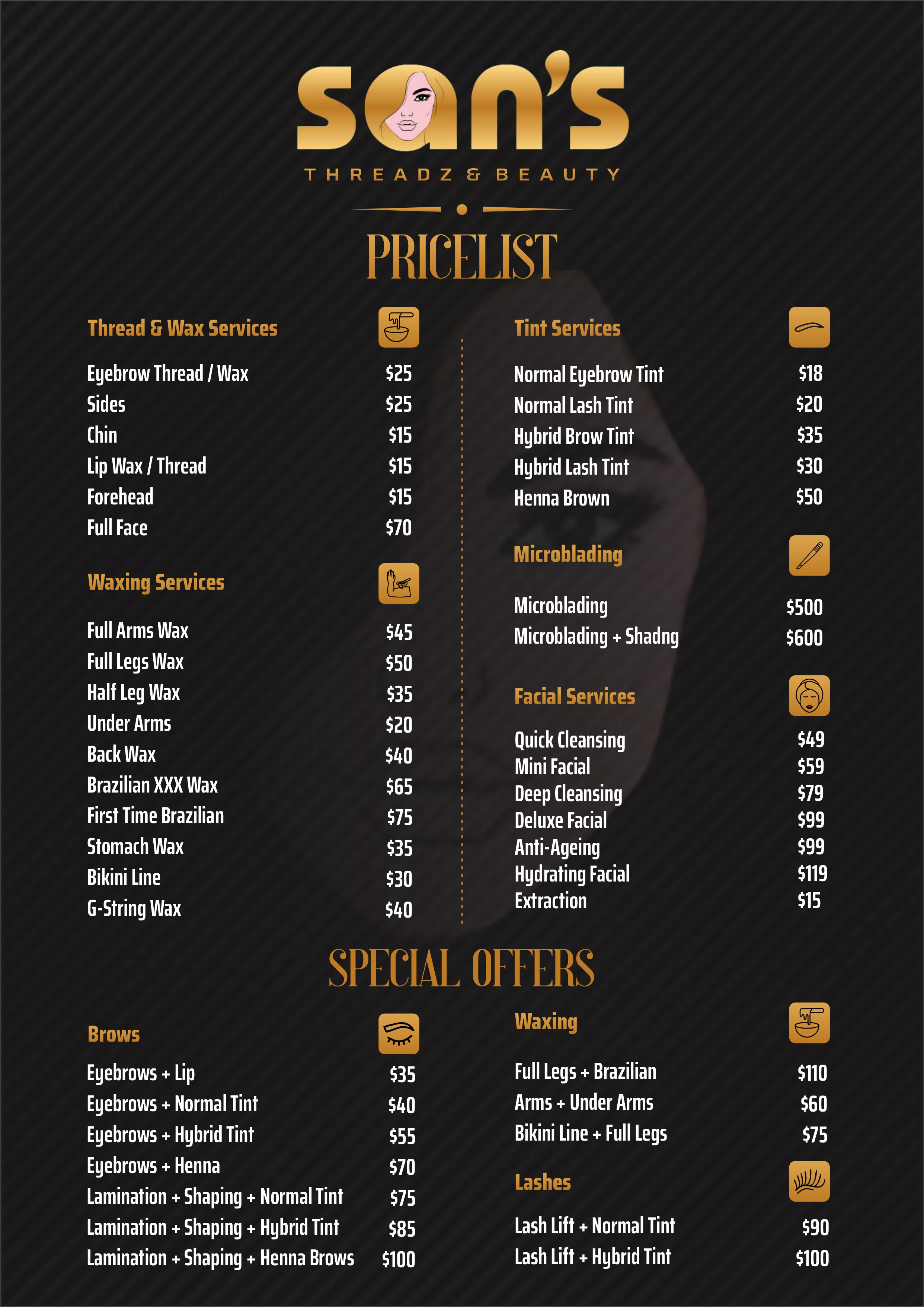 Price list 1