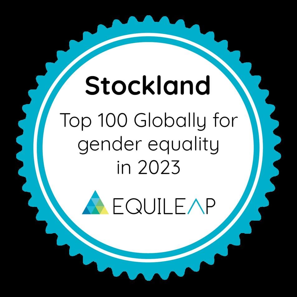 Equileap Top 100 Gender Equality Global Report 2023 award logo
