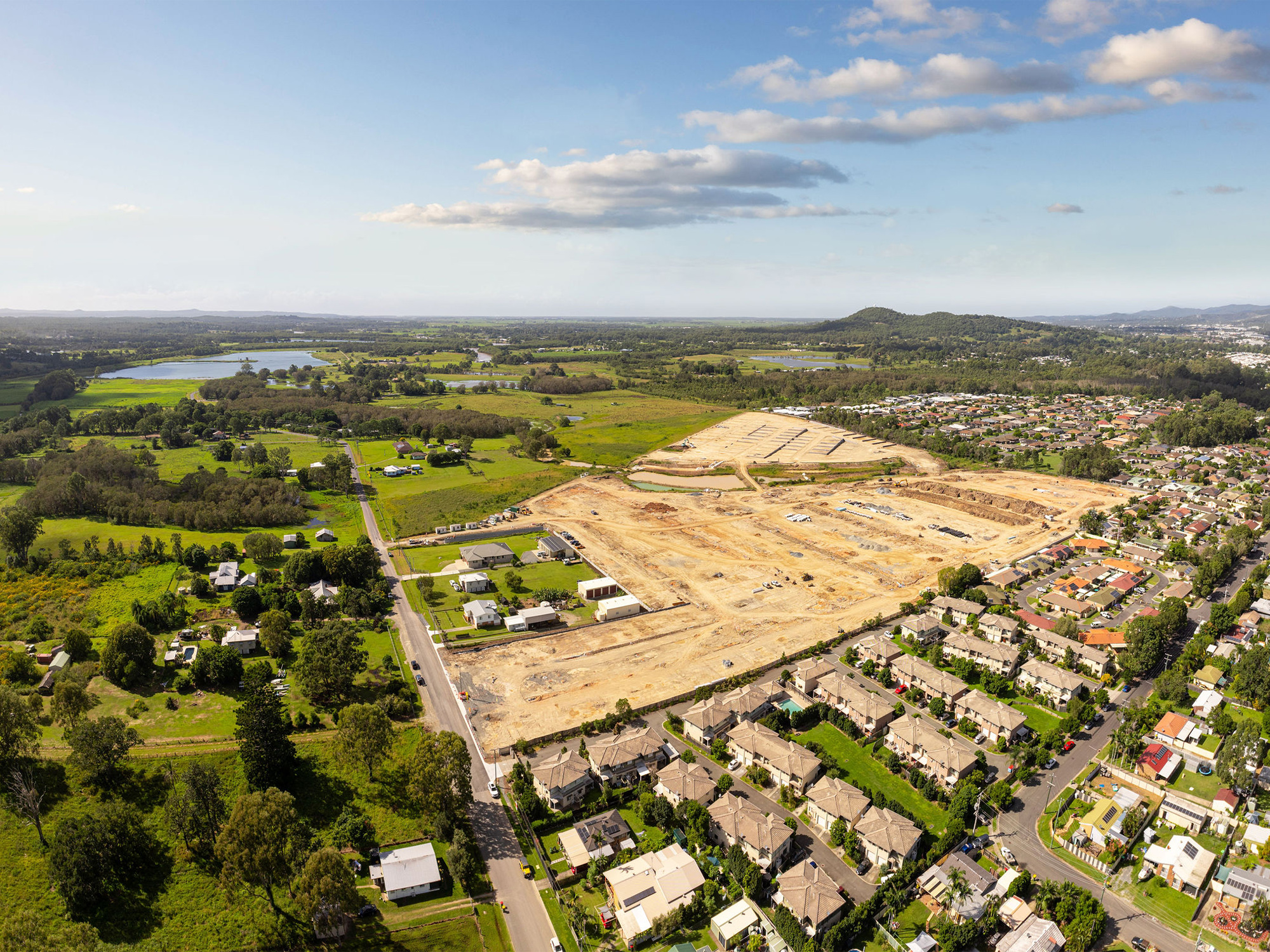 Aerial location of Stockland Halcyon Edgebrook.