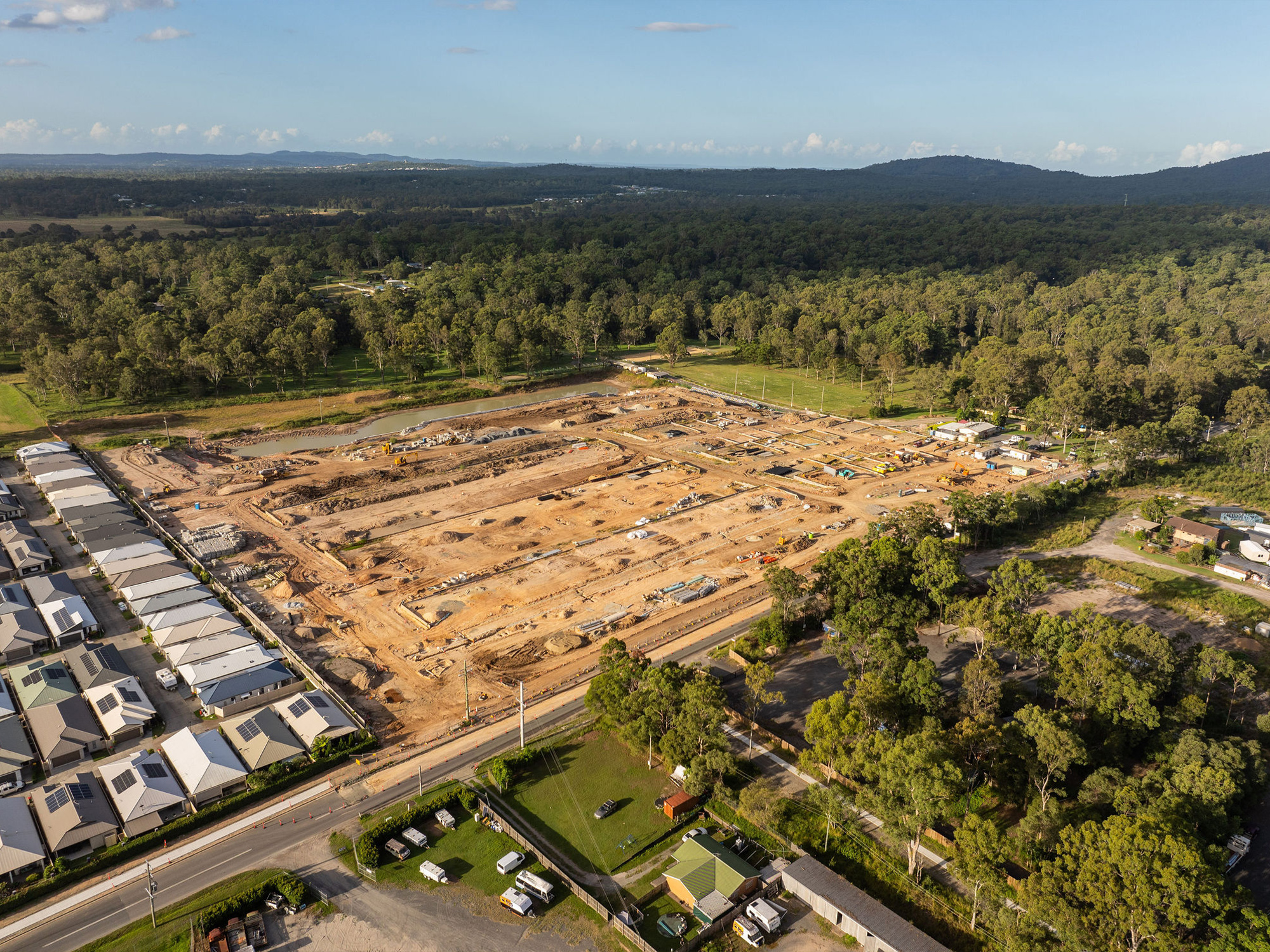 Aerial location of Stockland Halcyon Vista