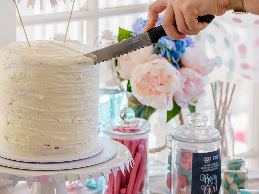 Gender Reveal Cake