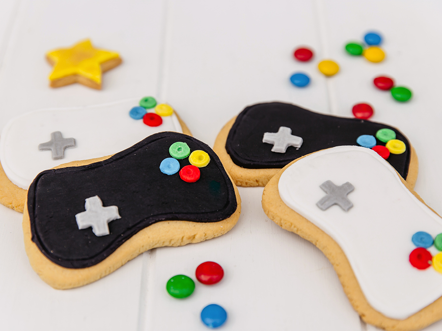 Gaming inspired cookies