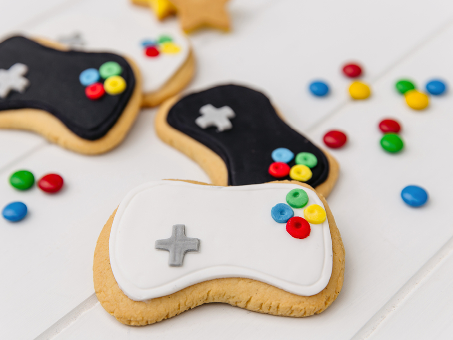 Gaming inspired cookies