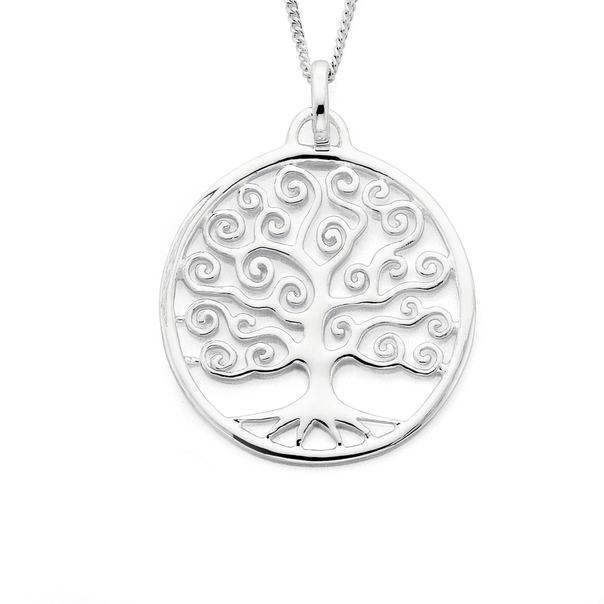 prouds tree of life necklace silver