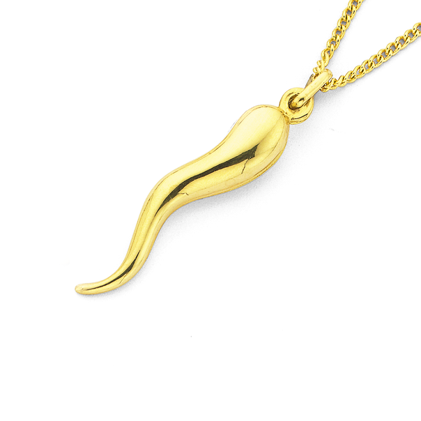 9ct gold horn of plenty