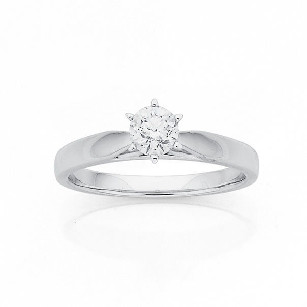 prouds solitaire diamond rings