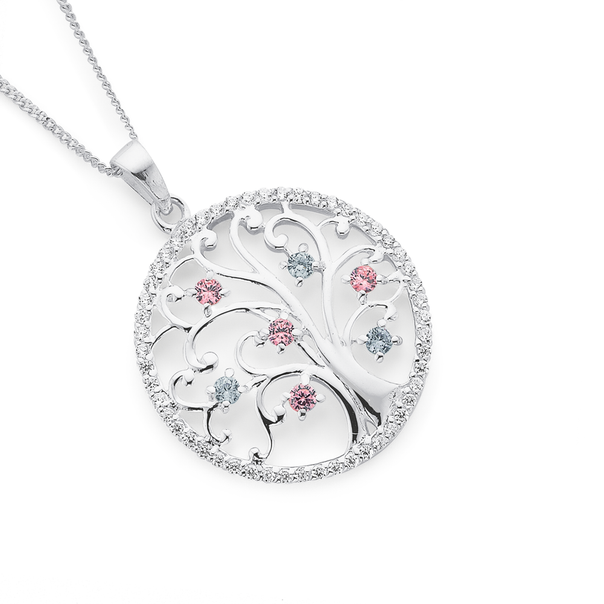 prouds tree of life necklace silver