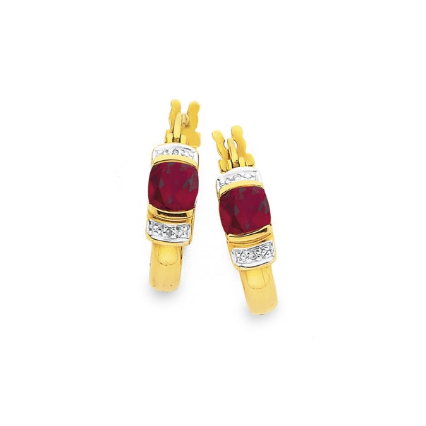 Ruby deals earrings prouds