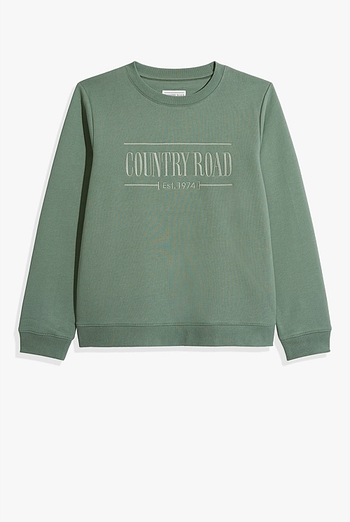 verified australian cotton heritage sweat