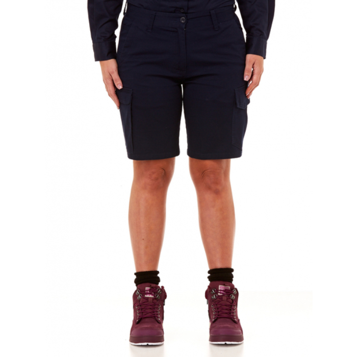 navy blue work shorts womens