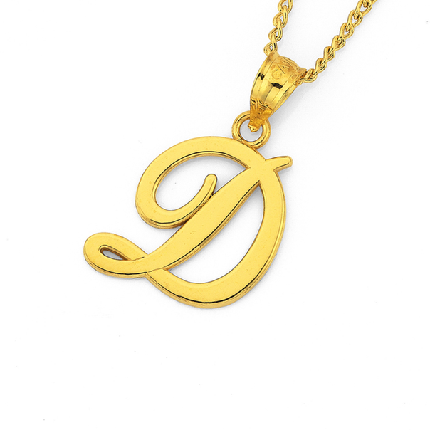 gold d locket