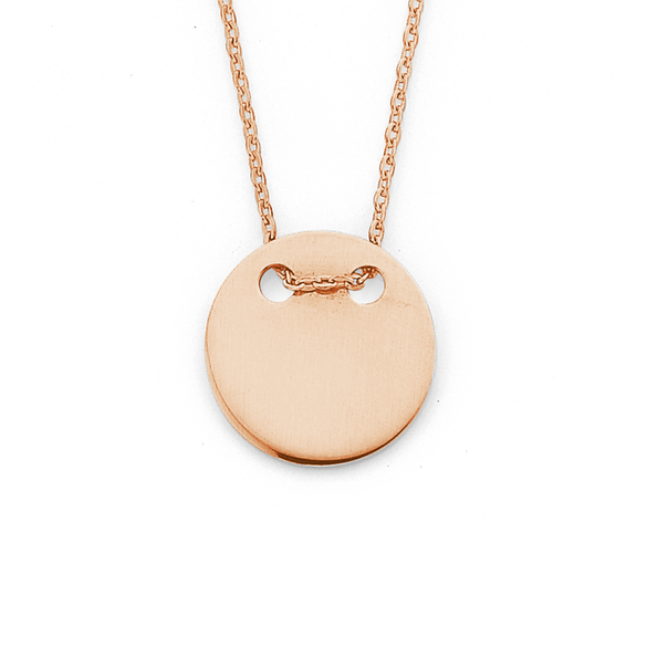 prouds rose gold necklace