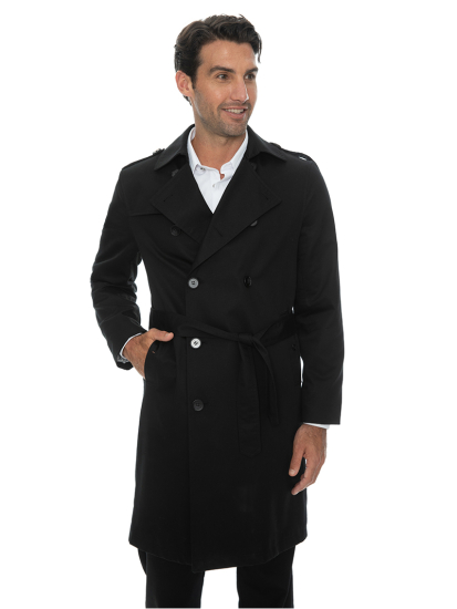 three quarter trench coat