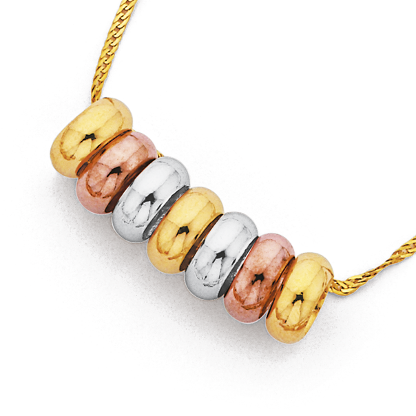 prouds 7 lucky rings necklace