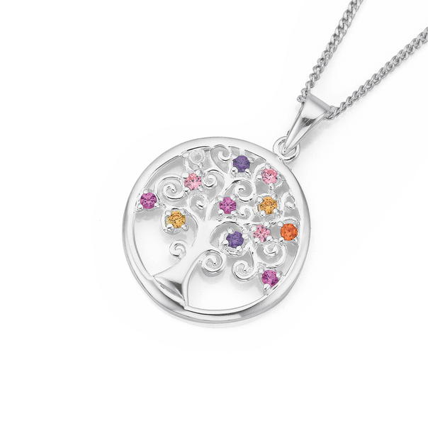 prouds tree of life necklace silver