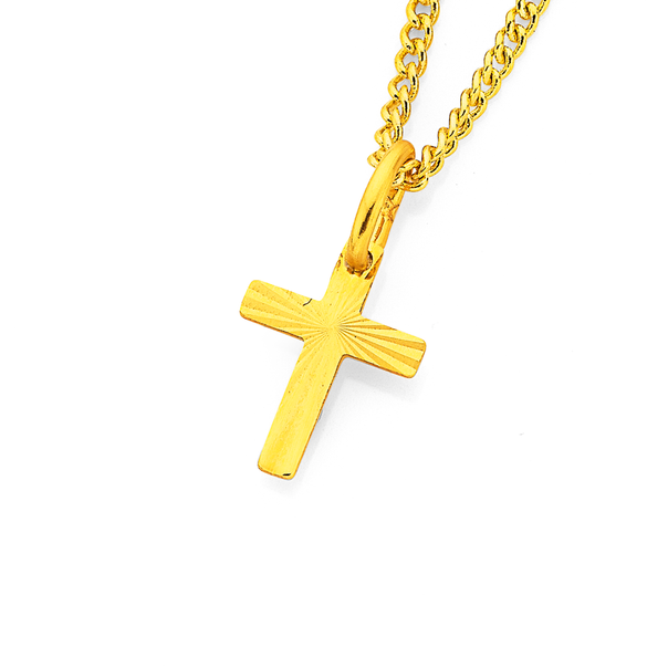 cross 9ct gold