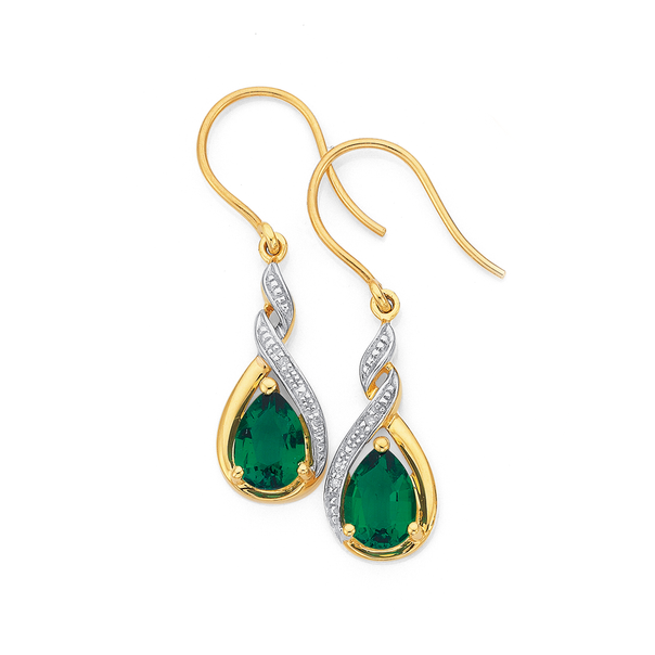 emerald earrings prouds